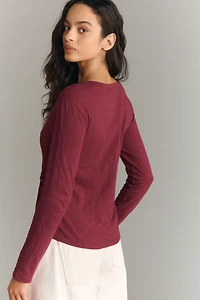 Wilt Round Neck Long Sleeve Top