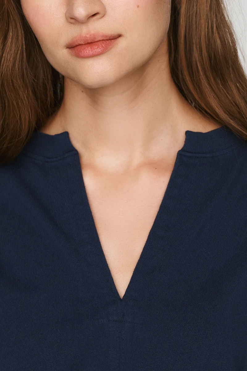 Wilt 100% Cotton V-Neck Top