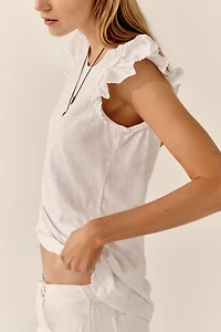 Wilt Ruffle Sleeve Tee