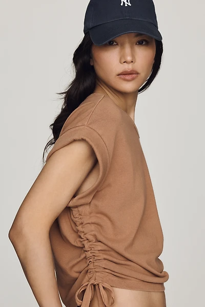Wilt 100% Cotton Ruched Tee