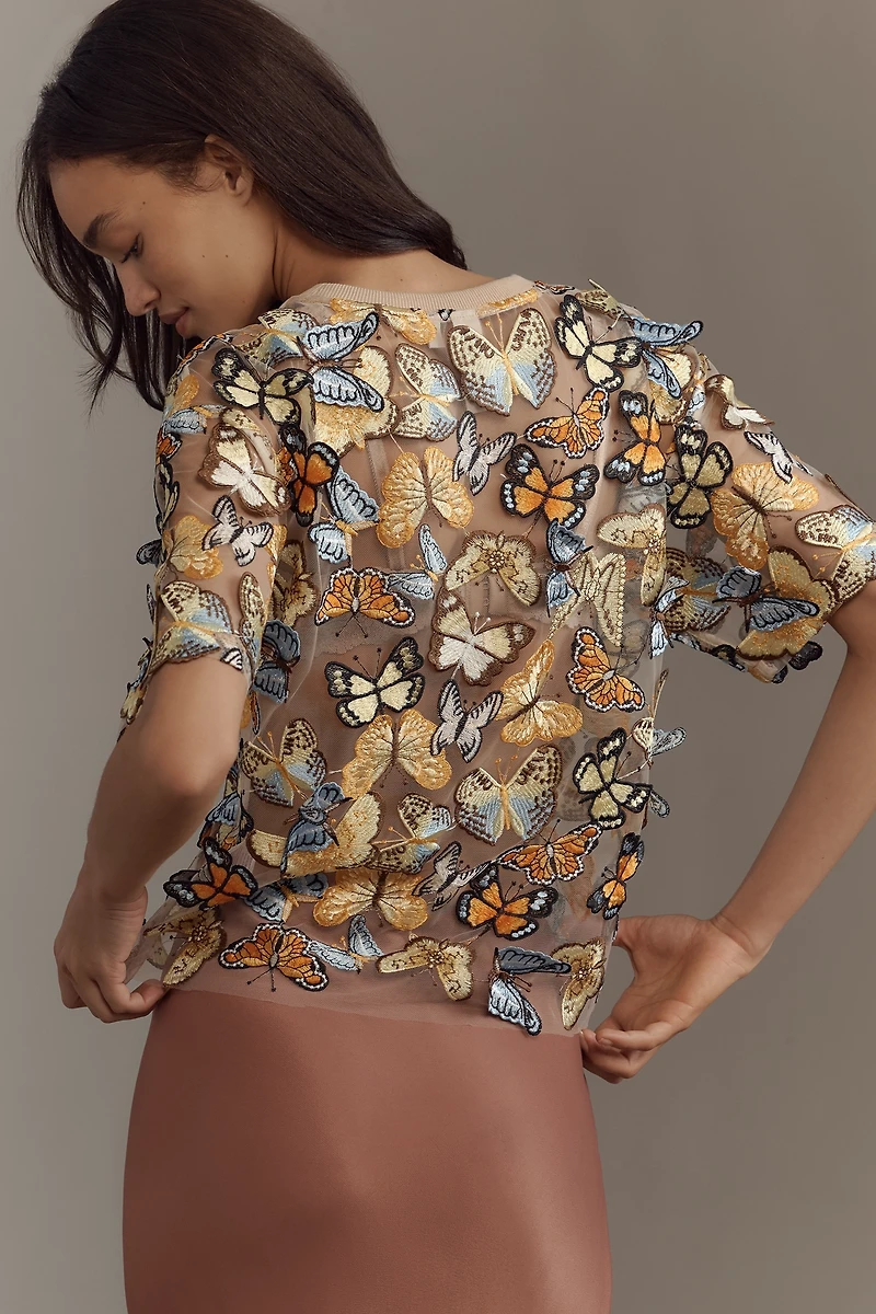 Dolan Left Coast 3D Butterfly Tee