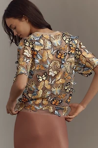 Dolan Left Coast 3D Butterfly Tee