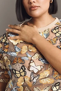 Dolan Left Coast 3D Butterfly Tee