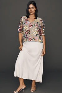 Dolan Left Coast 3D Floral Top