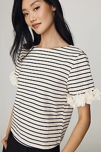 Dolan Left Coast Cotton Floral-Sleeve Tee