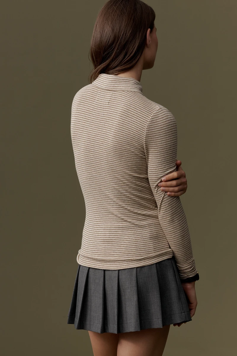 Citizens of Humanity Shaea Long-Sleeve Polo Top