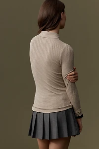 Citizens of Humanity Shaea Long-Sleeve Polo Top