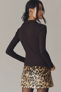 Citizens of Humanity Long-Sleeve 60's Polo Top