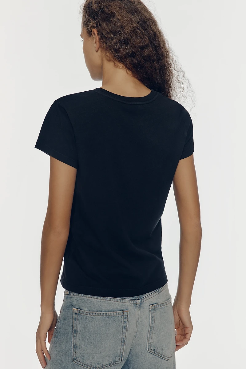 AGOLDE Adine Longline Organic Cotton T-Shirt