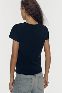 AGOLDE Adine Longline Organic Cotton T-Shirt