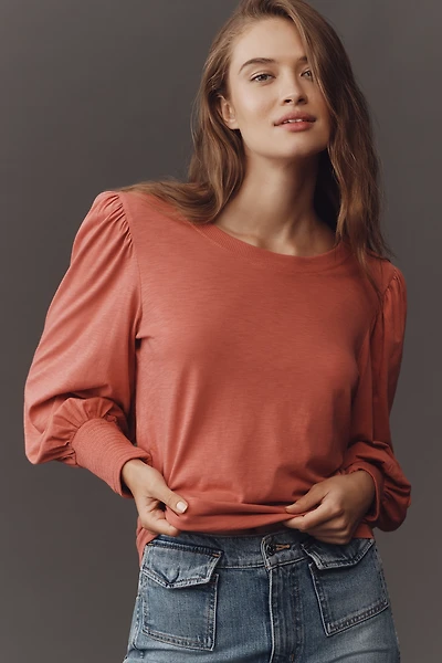 Nation Los Angeles Loren Puff-Sleeve Tee