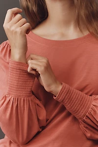 Nation Los Angeles Loren Puff-Sleeve Tee