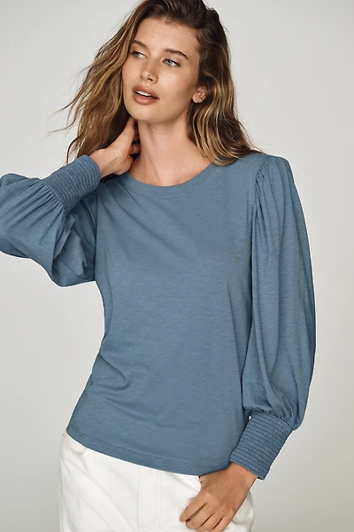 Nation Los Angeles Loren Puff-Sleeve Tee