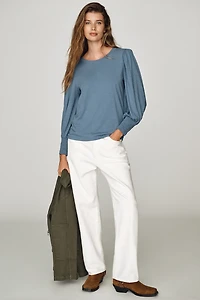 Nation Los Angeles Loren Puff-Sleeve Tee