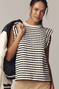 Nation Los Angeles Paulette Ruffle Tank