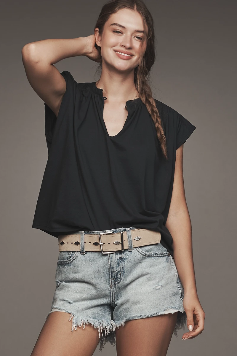 Nation Los Angeles Cary Keyhole Top