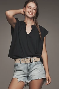 Nation Los Angeles Cary Keyhole Top