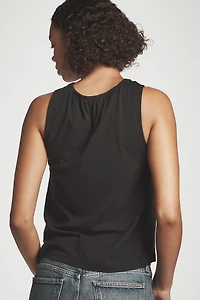Nation Los Angeles Lena Knotted Halter Tank Top