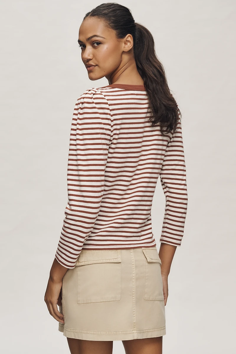 Nation Los Angeles Amelie Long-Sleeve Top