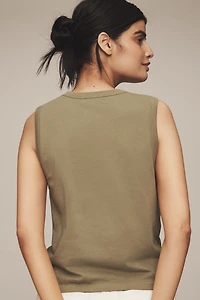 Nation Los Angeles Neve Ruched Tank Top