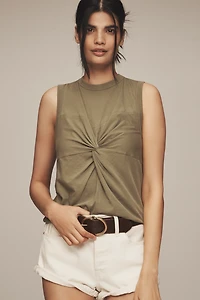 Nation Los Angeles Neve Ruched Tank Top