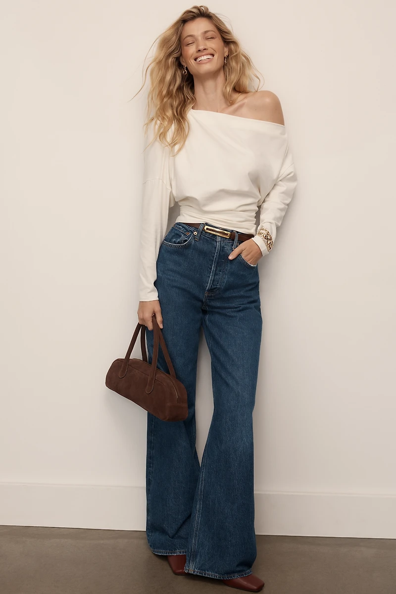 Nation Los Angeles Pietra Off-Shoulder Top