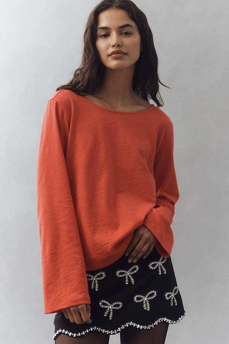 Nation Los Angeles Tavin Tie-Back Top