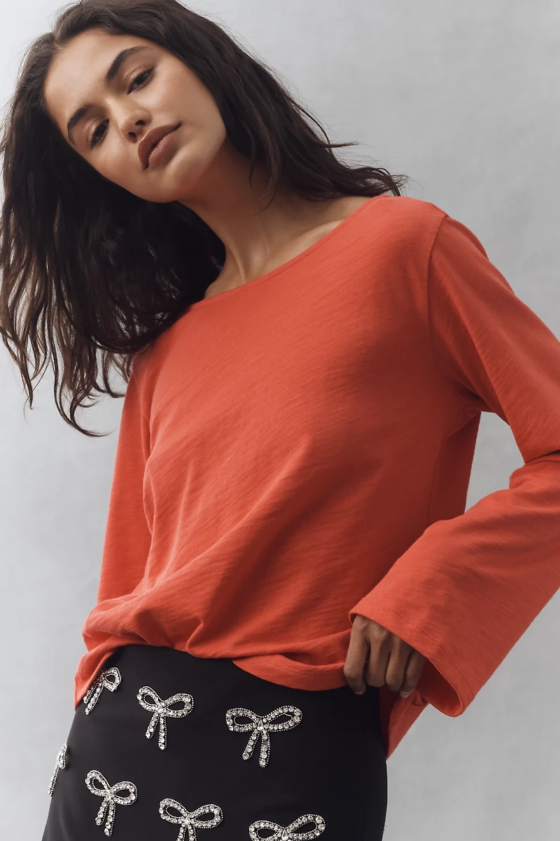 Nation Los Angeles Tavin Tie-Back Top