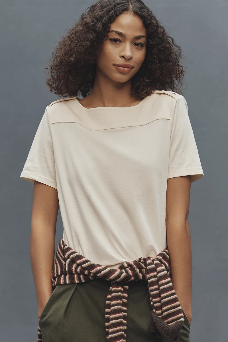 Nation Los Angeles Johnnie Boat-Neck T-Shirt