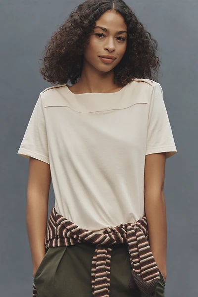 Nation Los Angeles Johnnie Boat-Neck T-Shirt