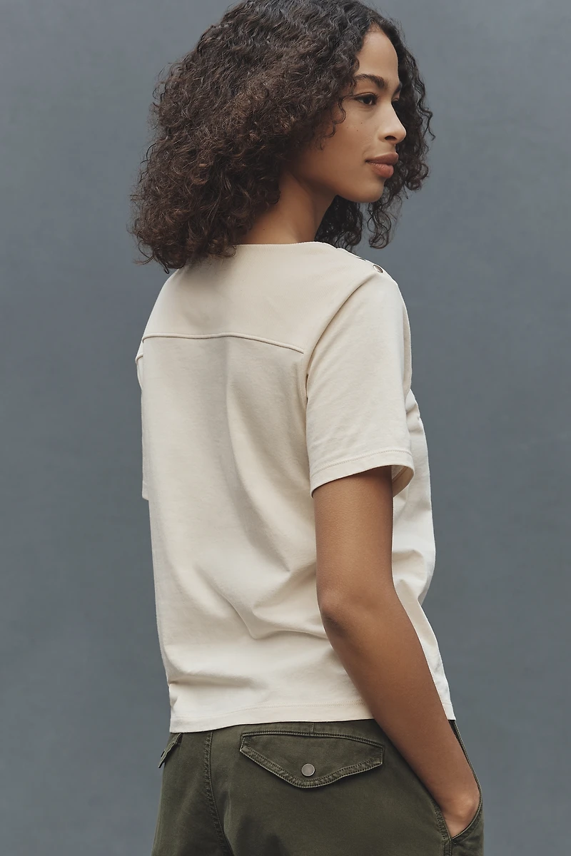 Nation Los Angeles Johnnie Boat-Neck T-Shirt