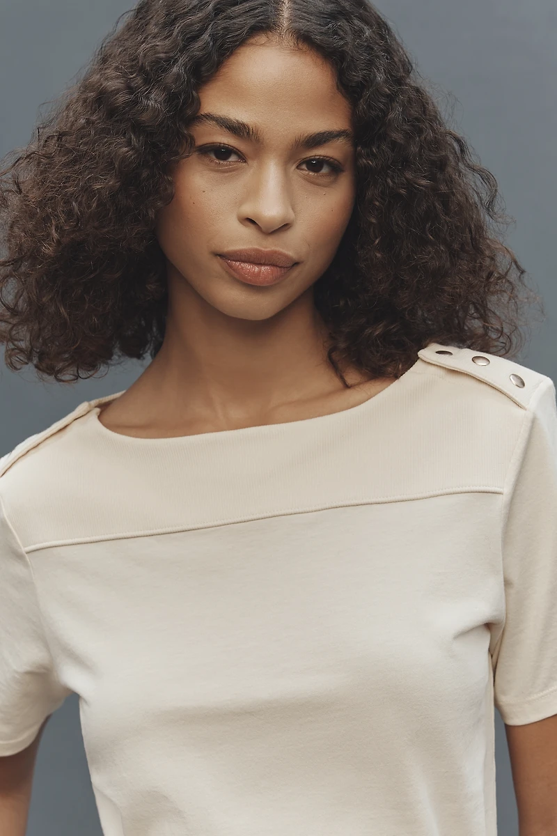 Nation Los Angeles Johnnie Boat-Neck T-Shirt