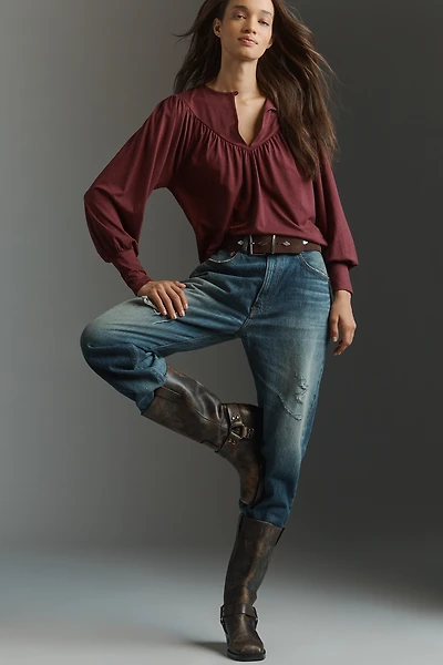 Nation Los Angeles Jeannie Keyhole Top