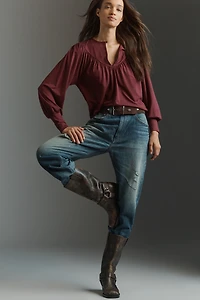 Nation Los Angeles Jeannie Keyhole Top