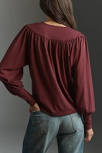 Nation Los Angeles Jeannie Keyhole Top