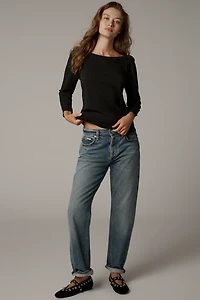 Nation Los Angeles Amelie Envelope-Neck Top