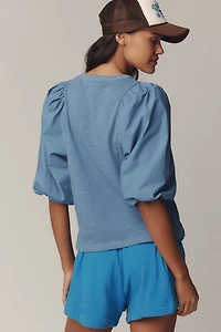 Nation Los Angeles Tippi Puff-Sleeve Top