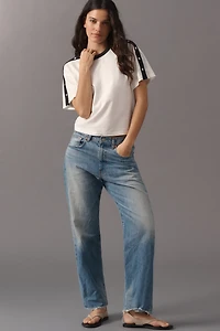 Nation Los Angeles Ada Button-Sleeve Tee