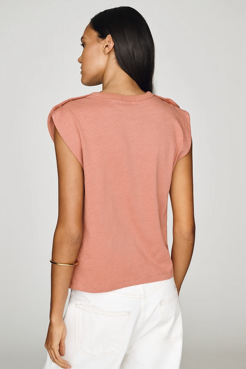 Nation Los Angeles Michaela 100% Cotton Tee