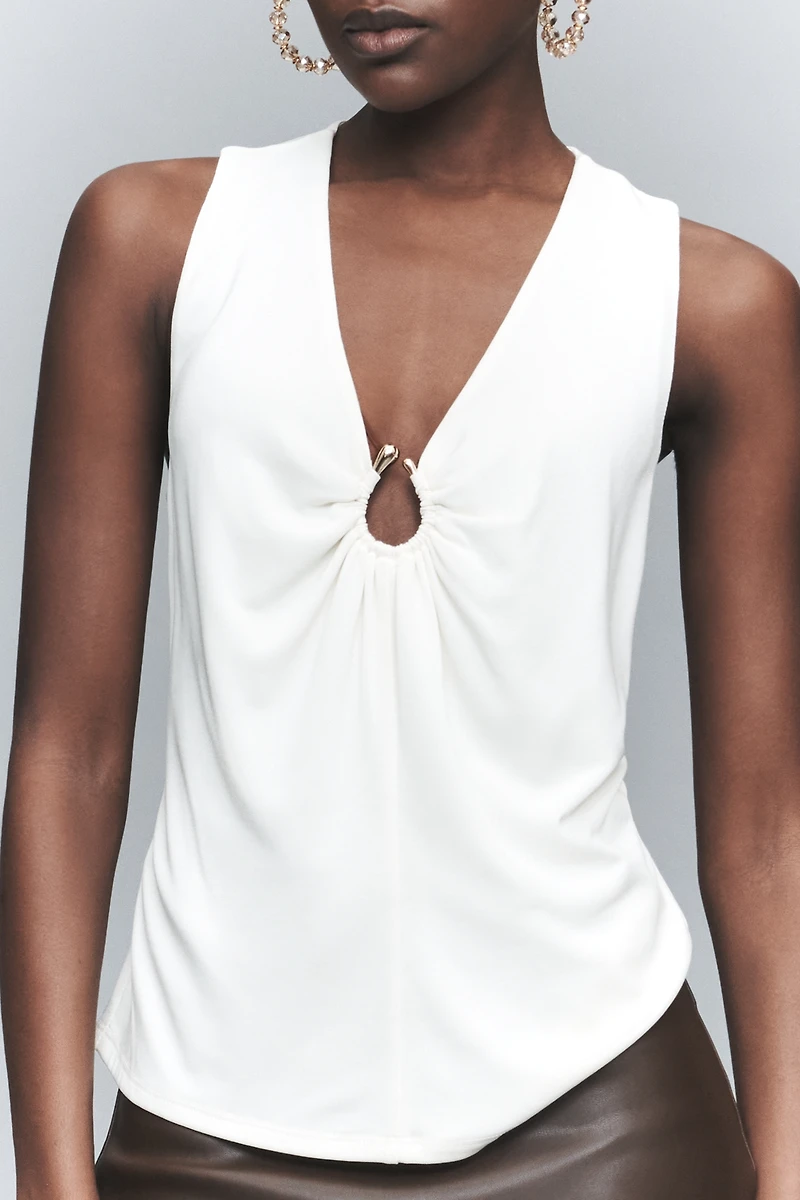 Sunday Brooklyn Cutout Top