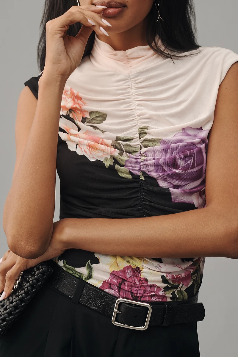 AFRM Power Mesh Jolie Top
