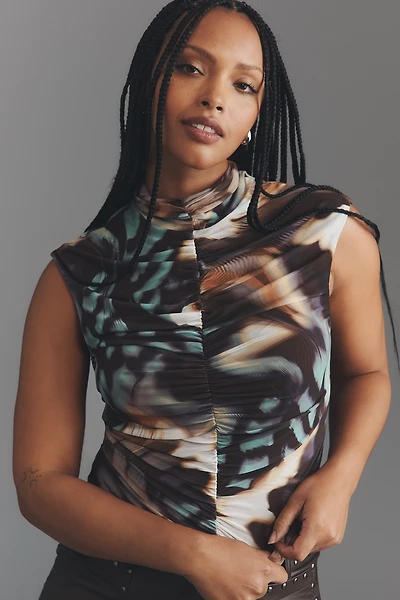 AFRM Power Mesh Jolie Top