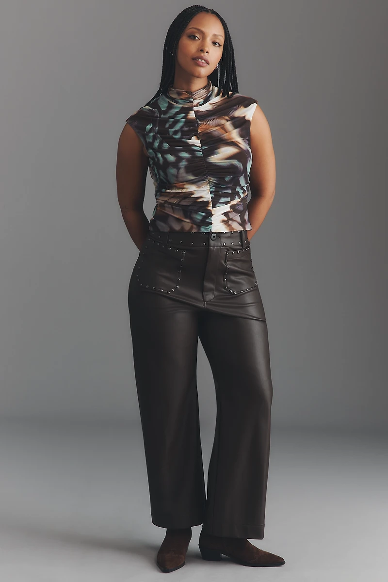 AFRM Power Mesh Jolie Top