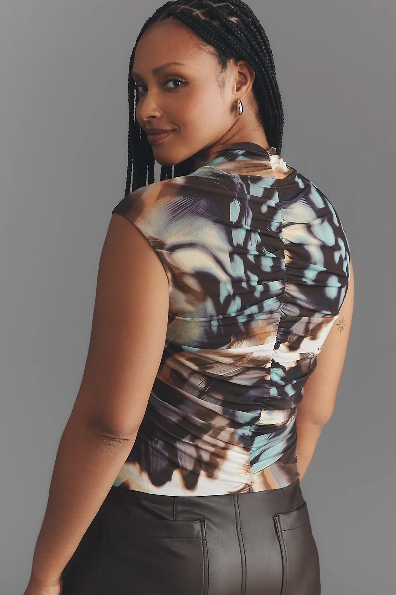 AFRM Power Mesh Jolie Top