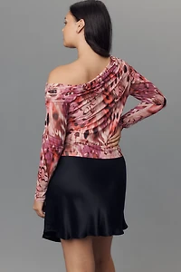 AFRM Barry Long-Sleeve Mesh Top