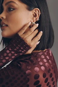 AFRM Kaylee Long-Sleeve Burnout Velvet Top