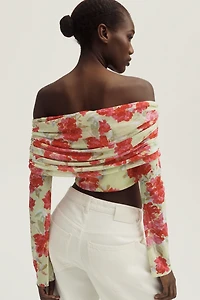 AFRM Lynette Draped Top