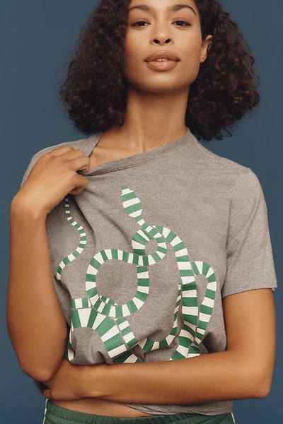 Clare V. Original Snake Graphic Tee