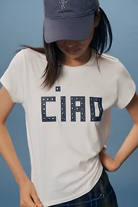 Clare V. Studded Ciao Classic Tee