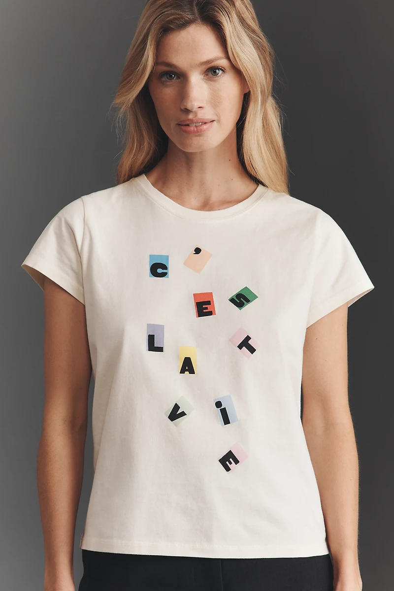 Clare V. C'est La Vie Classic Tee